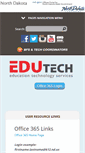 Mobile Screenshot of edutech.nodak.edu