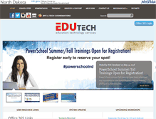 Tablet Screenshot of edutech.nodak.edu