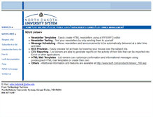 Tablet Screenshot of listserv.nodak.edu