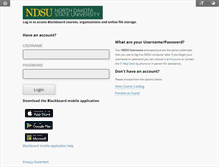 Tablet Screenshot of bb.ndsu.nodak.edu